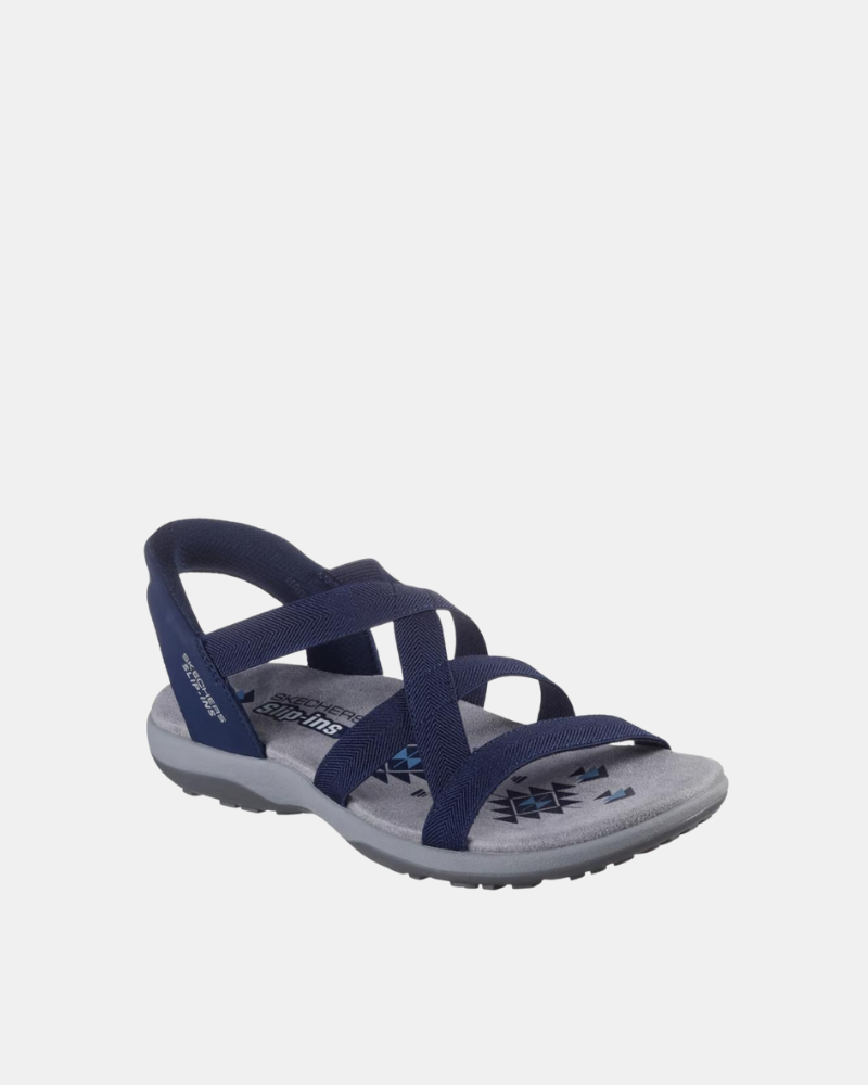  Sandalias Abiertas Mujer SKECHERS Azul 163460 SLIP INS REGGAE SLIM
