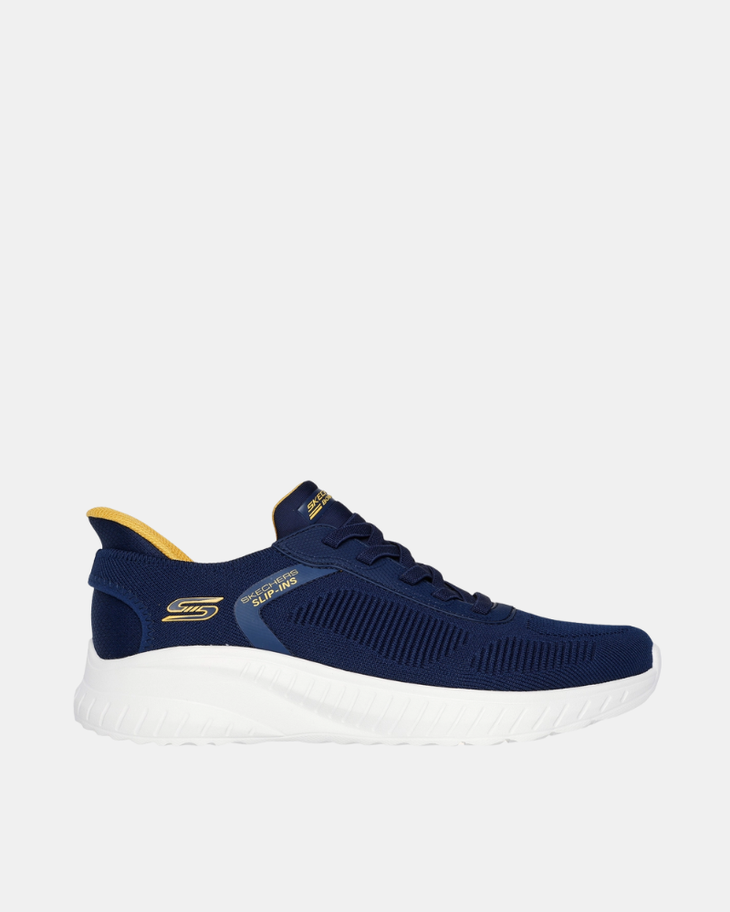  Zapatillas Bajas Hombre SKECHERS Azul 118312 SLIP INS BOBS SPORT SQUAD CHAOS SOLID STEP