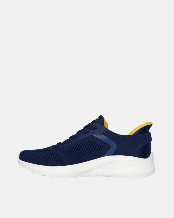  Zapatillas Bajas Hombre SKECHERS Azul 118312 SLIP INS BOBS SPORT SQUAD CHAOS SOLID STEP