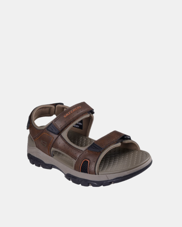  Sandalias Abiertas Hombre SKECHERS Marrón 204106 RELAXED FIT TRESMEN HIRANO