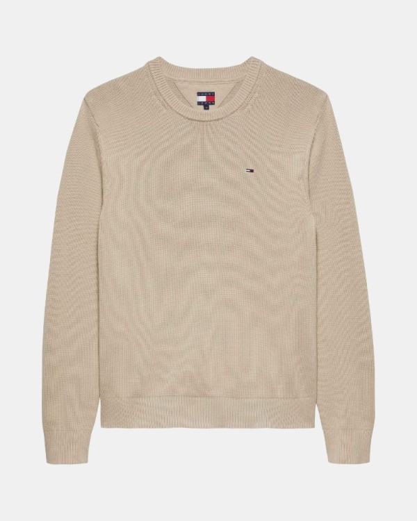  Sudaderas Sin capucha Hombre TOMMY HILFIGER Beige DM0DM21787ABY