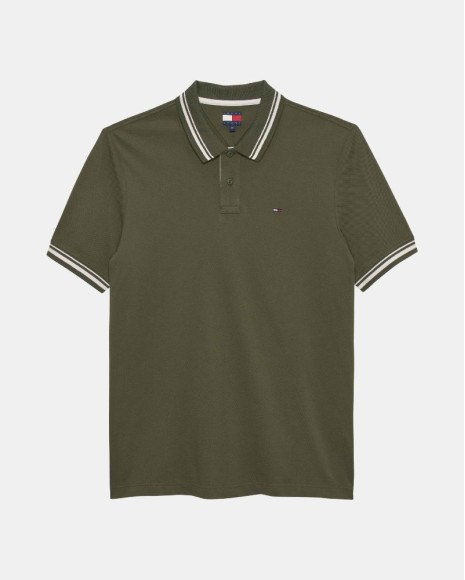  Camisetas Manga corta Polos Hombre TOMMY HILFIGER Verde DM0DM21846GY1
