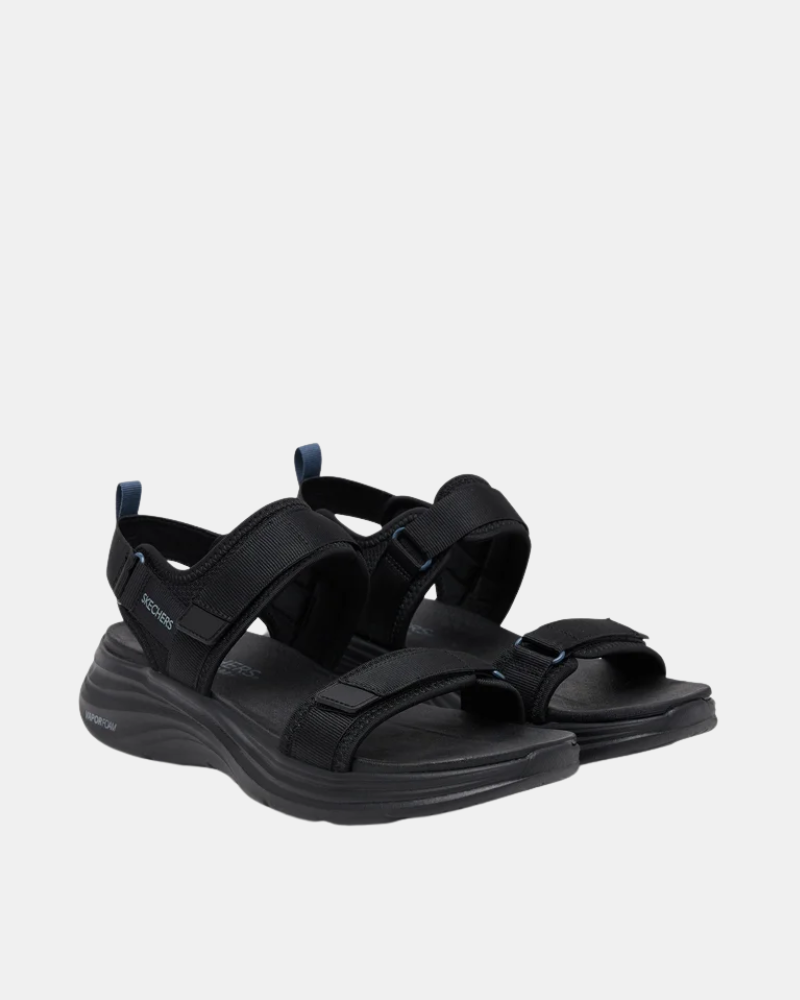  Sandalias Abiertas Mujer SKECHERS Negro 120009 VAPOR FOAM LAIDBACK MOMENTS