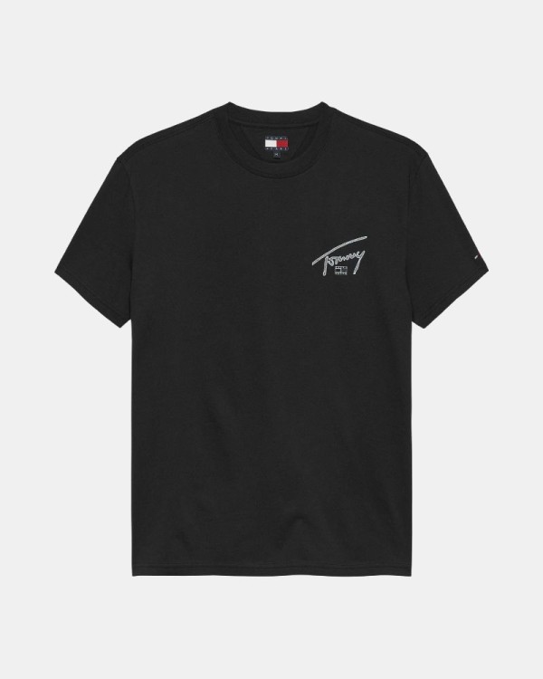  Camisetas Manga corta Hombre TOMMY HILFIGER Negro DM0DM22320BDS