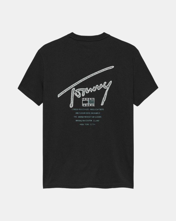  Camisetas Manga corta Hombre TOMMY HILFIGER Negro DM0DM22320BDS