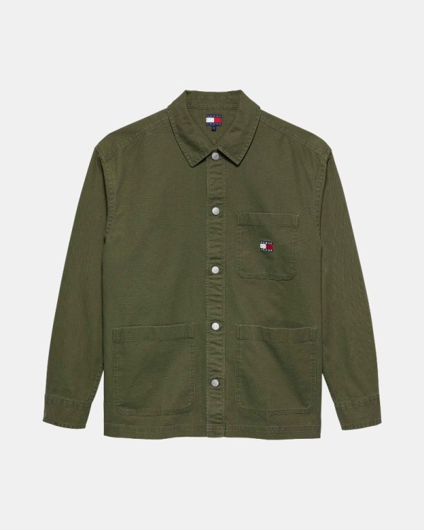  Camisas Manga larga Hombre TOMMY HILFIGER Verde DM0DM20236GY1