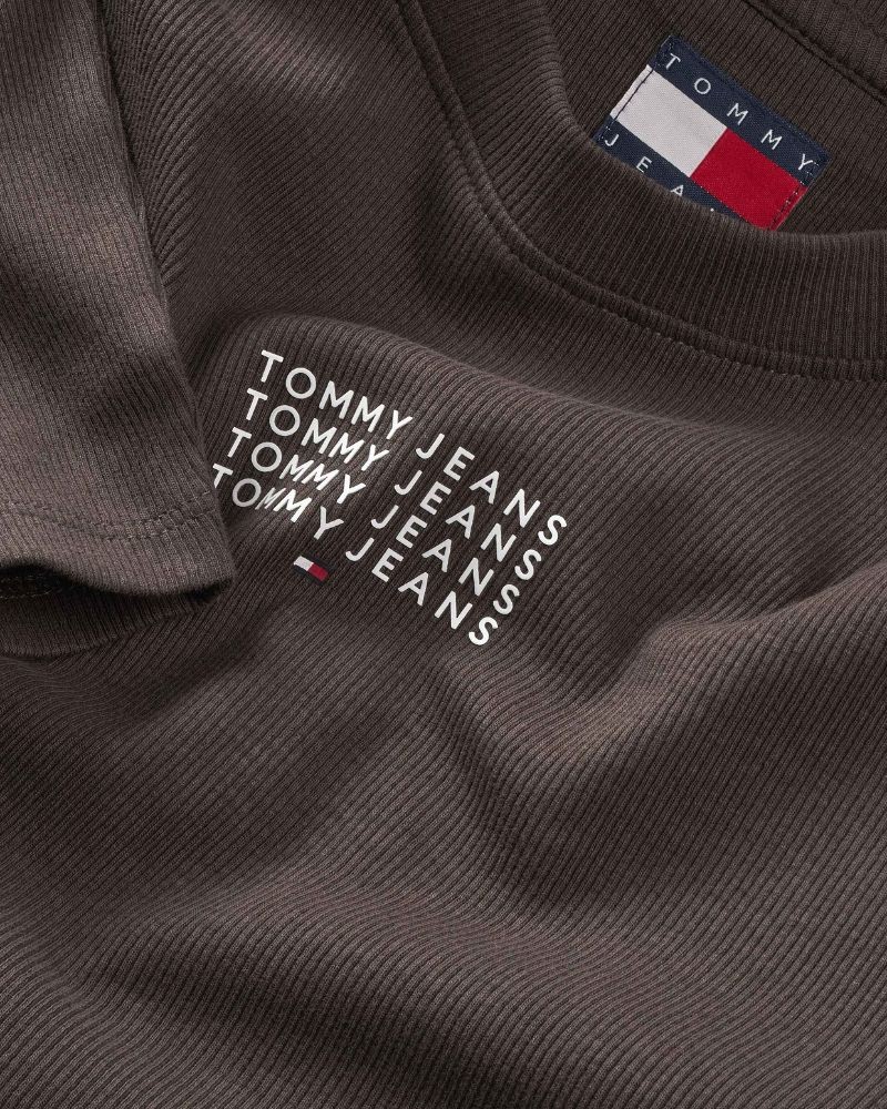  Vestidos  Mujer TOMMY HILFIGER Marrón DW0DW21902GW1