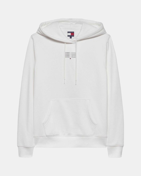  Sudaderas Hoodie Mujer TOMMY HILFIGER Blanco DW0DW22080YBL