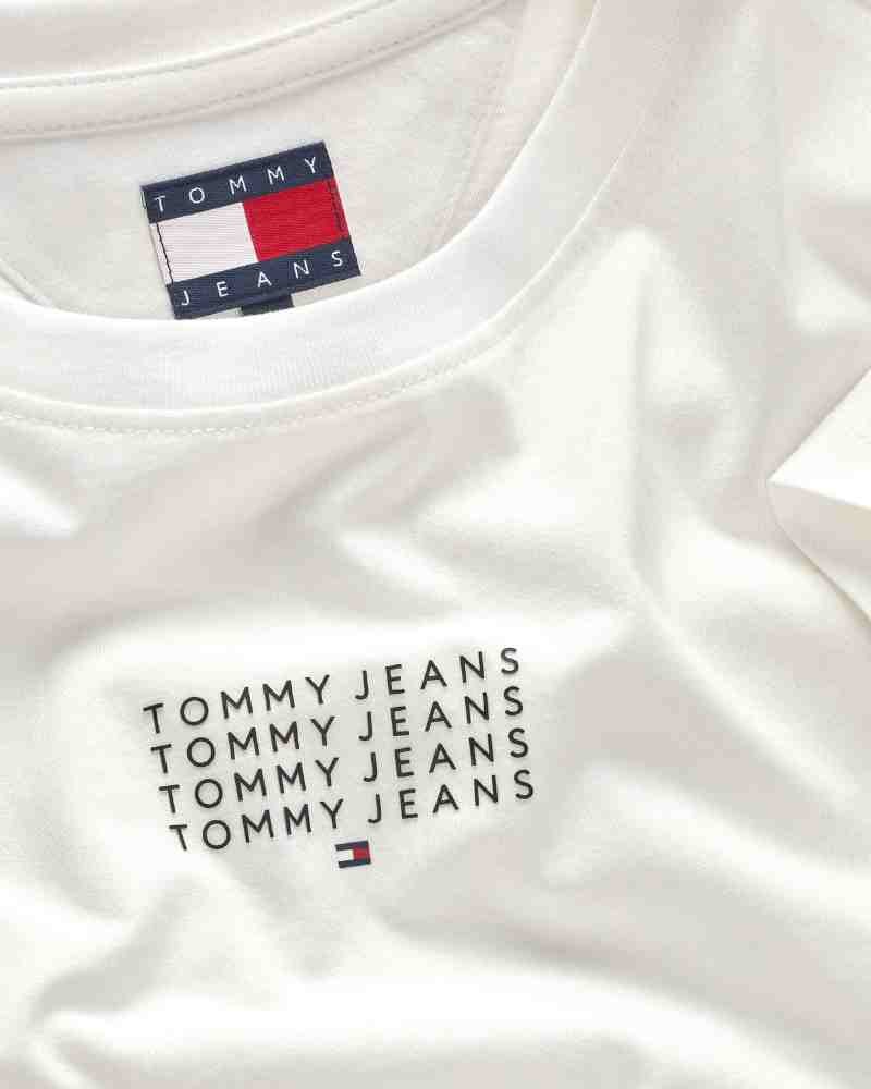  Camisetas Manga corta Mujer TOMMY HILFIGER Blanco DW0DW21841YBL