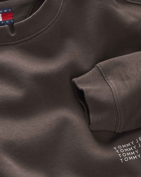 Sudaderas Sin capucha Mujer TOMMY HILFIGER Marrón DW0DW21923GW1