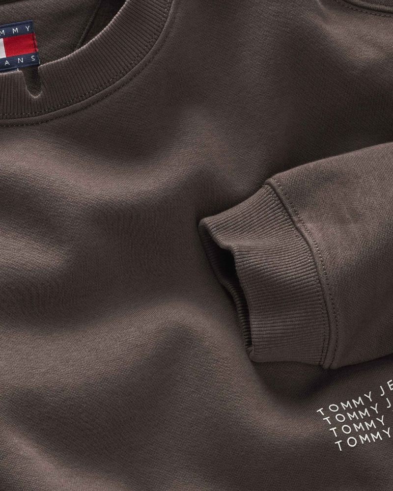  Sudaderas Sin capucha Mujer TOMMY HILFIGER Marrón DW0DW21923GW1