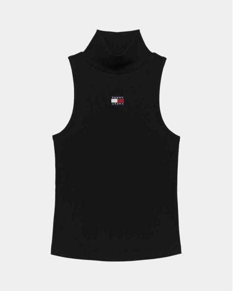  Camisetas Top Mujer TOMMY HILFIGER Negro DW0DW21840BDS