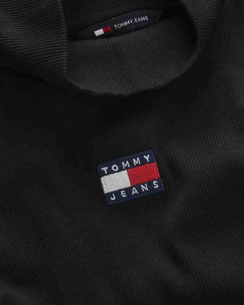  Camisetas Top Mujer TOMMY HILFIGER Negro DW0DW21840BDS