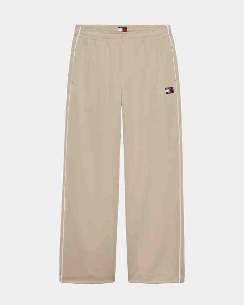  Pantalones Largos Chándal Mujer TOMMY HILFIGER Beige DW0DW22633ABY