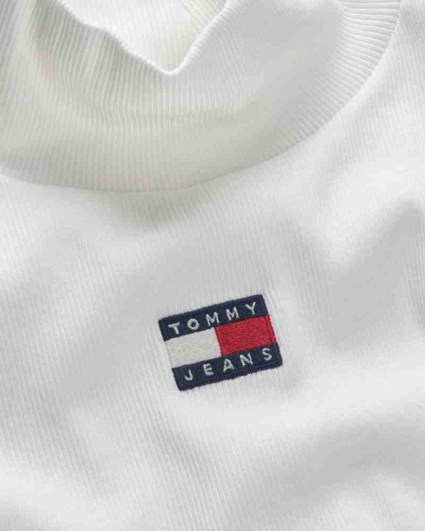  Camisetas Top Mujer TOMMY HILFIGER Blanco DW0DW21840YBL