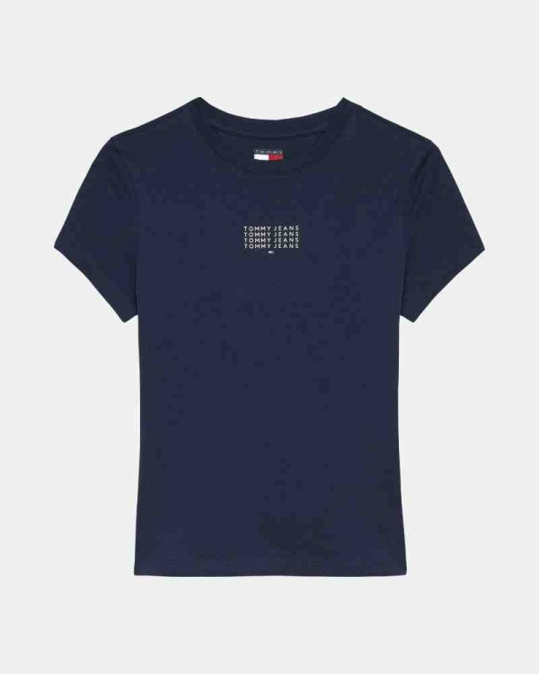  Camisetas Manga corta Mujer TOMMY HILFIGER Azul DW0DW21841C1G