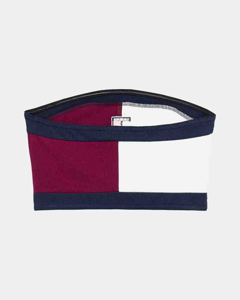  Camisetas Top Mujer TOMMY HILFIGER Burdeos DW0DW22637VLC