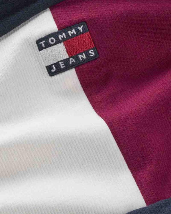  Camisetas Top Mujer TOMMY HILFIGER Burdeos DW0DW22637VLC