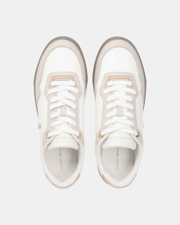  Zapatillas Bajas Mujer TOMMY HILFIGER Beige FW0FW0902201S
