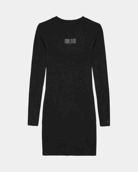  Vestidos  Mujer TOMMY HILFIGER Negro DW0DW21902BDS