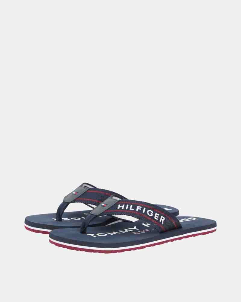  Sandalias Chancletas Hombre TOMMY HILFIGER Azul FM0FM05805DW5