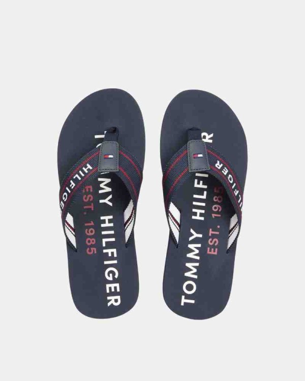  Sandalias Chancletas Hombre TOMMY HILFIGER Azul FM0FM05805DW5