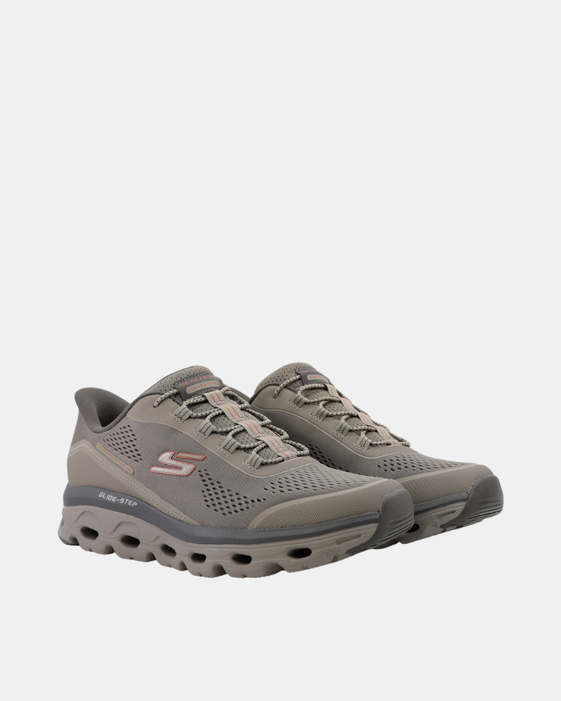  Zapatillas Bajas Hombre SKECHERS Taupe 237812 GLIDE STEP SOLE