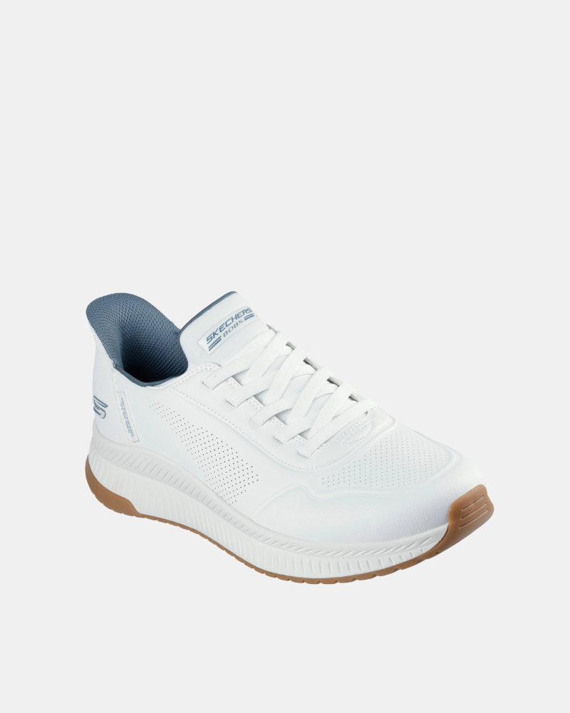  Zapatillas Bajas Hombre SKECHERS Blanco 118424 BOBS SQUAD 4 DIRECT STEP