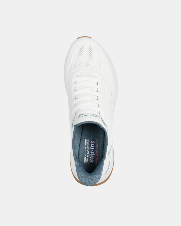  Zapatillas Bajas Hombre SKECHERS Blanco 118424 BOBS SQUAD 4 DIRECT STEP