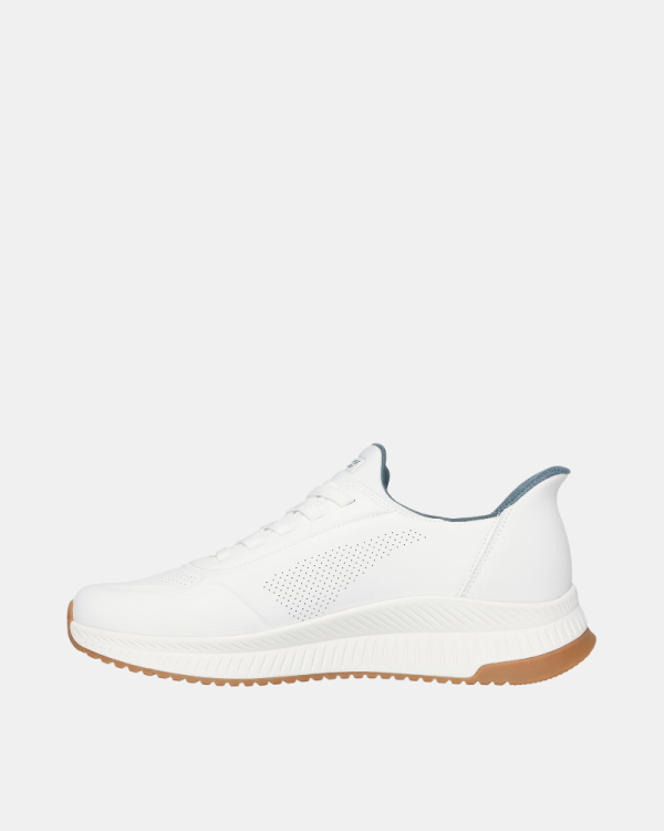  Zapatillas Bajas Hombre SKECHERS Blanco 118424 BOBS SQUAD 4 DIRECT STEP