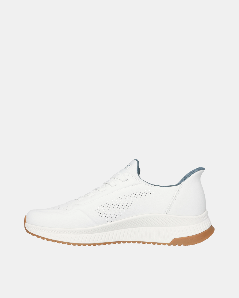  Zapatillas Bajas Hombre SKECHERS Blanco 118424 BOBS SQUAD 4 DIRECT STEP