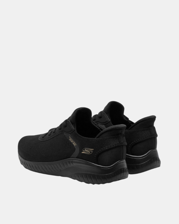  Zapatillas Bajas Hombre SKECHERS Negro 118312 SLIP INS BOBS SPORT SQUAD CHAOS SOLID STEP