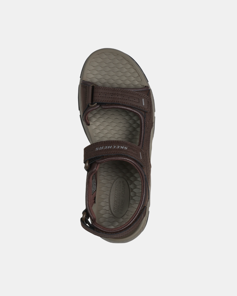  Sandalias Abiertas Hombre SKECHERS Marrón 204105 RELAXED FIT TRESMEN GARO