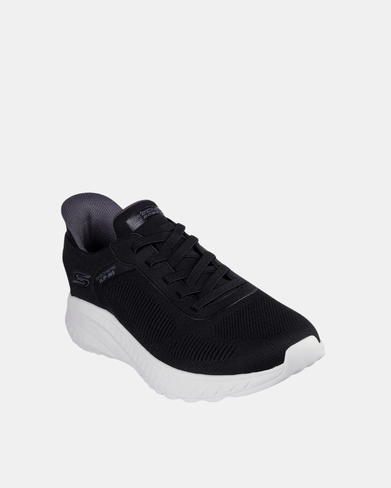  Zapatillas Bajas Hombre SKECHERS Negro 118312 SLIP INS BOBS SPORT SQUAD CHAOS SOLID STEP