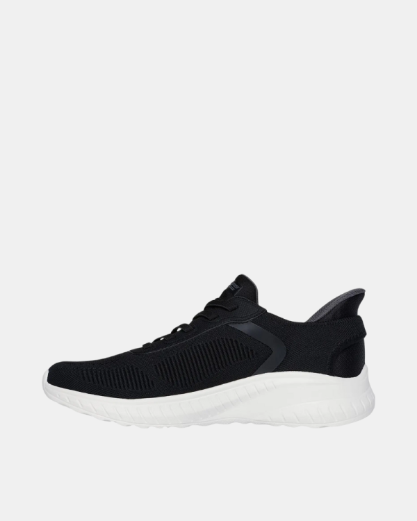  Zapatillas Bajas Hombre SKECHERS Negro 118312 SLIP INS BOBS SPORT SQUAD CHAOS SOLID STEP