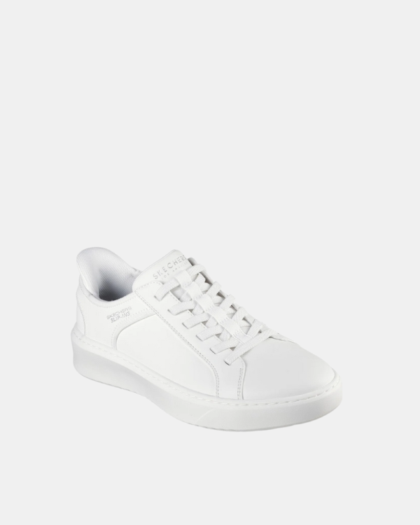  Zapatillas Bajas Hombre SKECHERS Blanco 183177 SLIP INS COURT BREAK DOUBLE VENTED