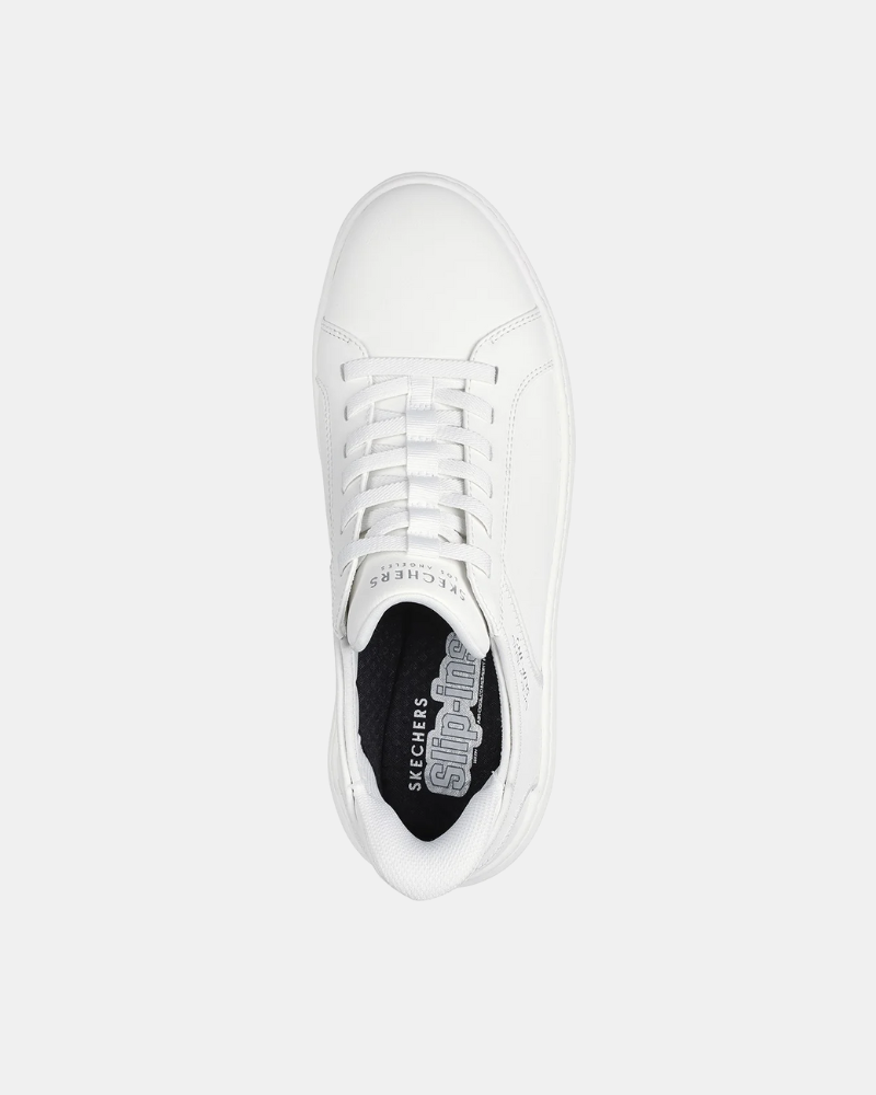  Zapatillas Bajas Hombre SKECHERS Blanco 183177 SLIP INS COURT BREAK DOUBLE VENTED