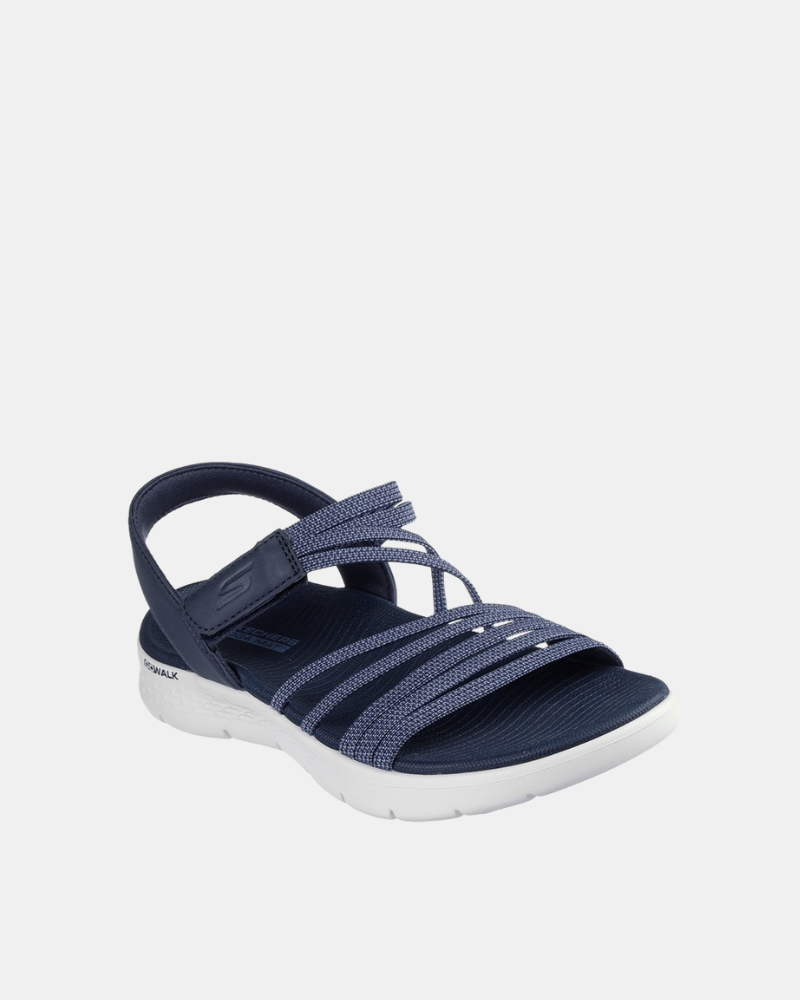  Sandalias Abiertas Mujer SKECHERS Azul 141473 GO WALK FLEX EMMA