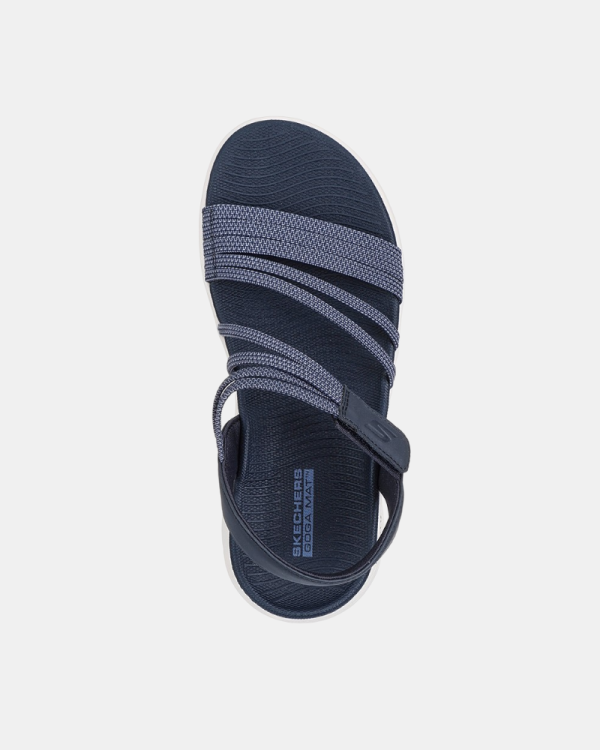  Sandalias Abiertas Mujer SKECHERS Azul 141473 GO WALK FLEX EMMA