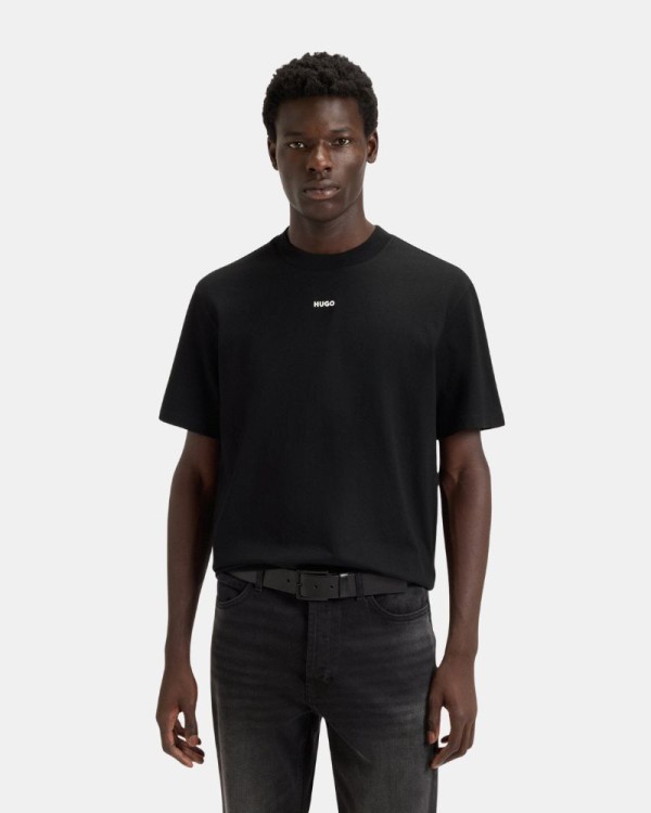  Camisetas Manga corta Hombre HUGO Negro 50488330 DAPOLINO