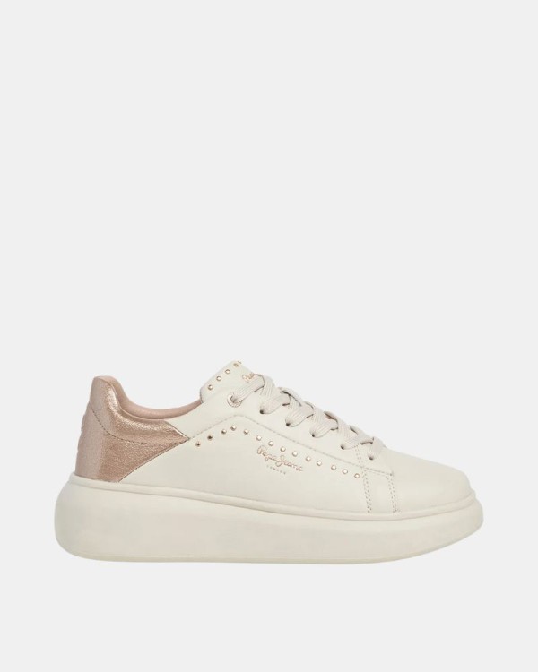  Zapatillas Bajas Mujer PEPE JEANS Beige PLS000015 YARA CHOICE W