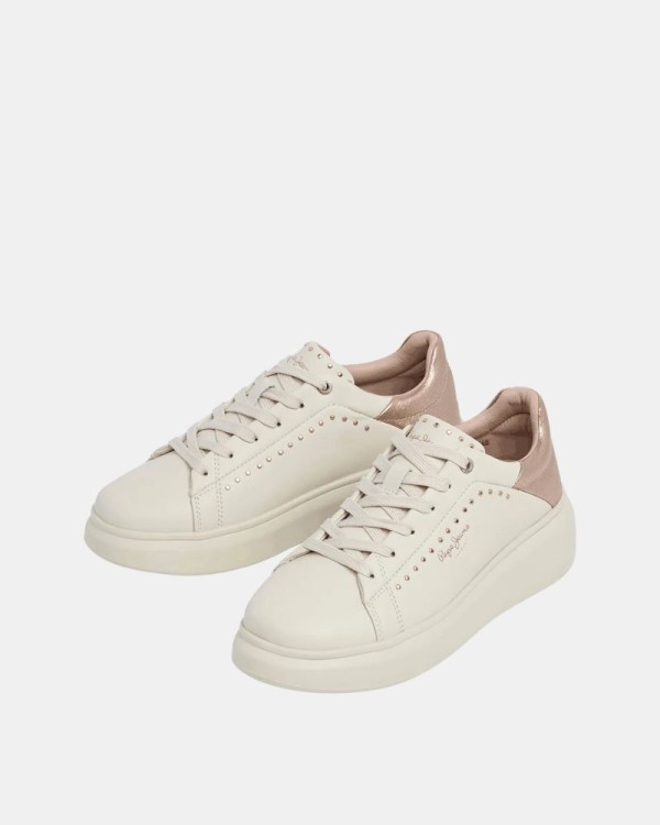  Zapatillas Bajas Mujer PEPE JEANS Beige PLS000015 YARA CHOICE W