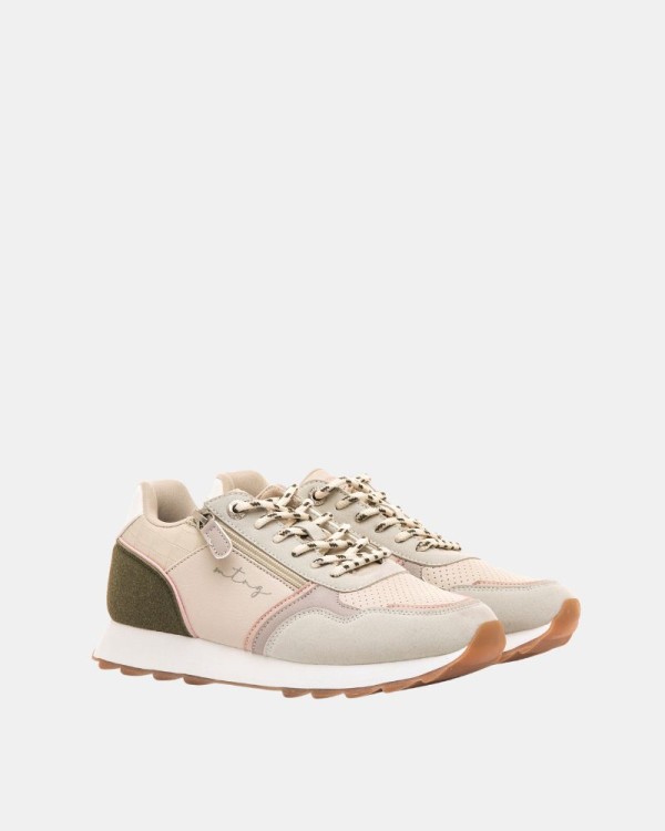  Zapatillas Bajas Mujer MUSTANG Beige 60911