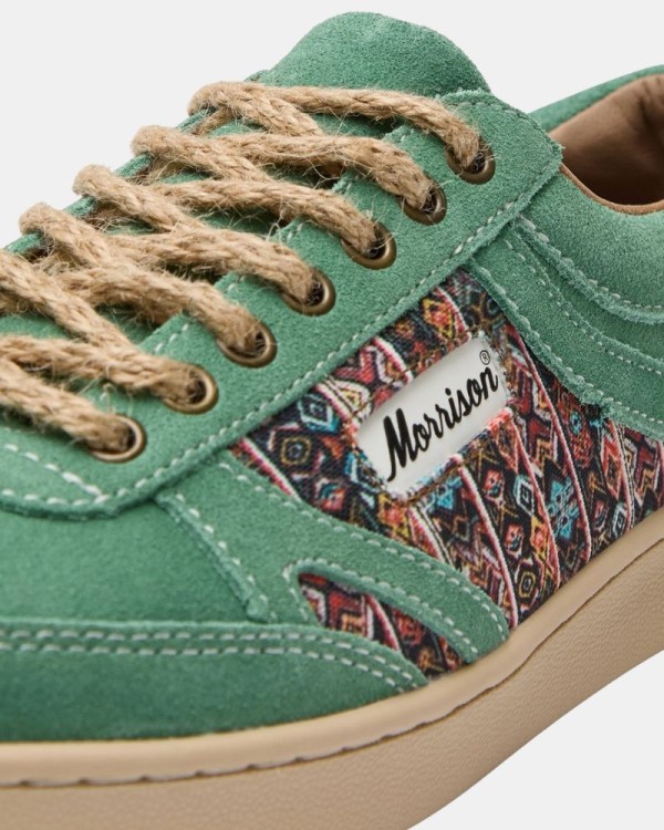  Zapatillas Bajas Mujer Morrison Verde MAYA NINETIES