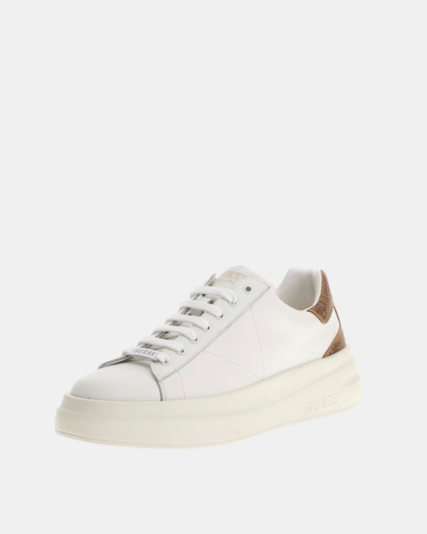  Zapatillas Bajas Hombre GUESS Blanco ELBA FMPVIB LEA12