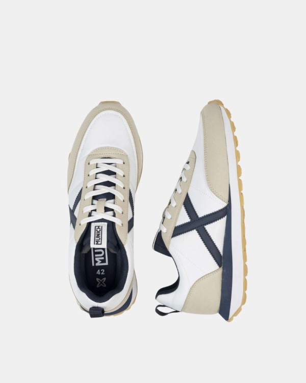  Zapatillas Bajas Hombre MUNICH Blanco 4882002 RUSH
