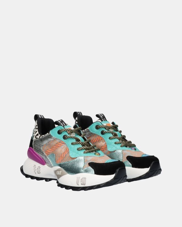 Zapatillas Bajas Mujer EXE Verde 19V03 6