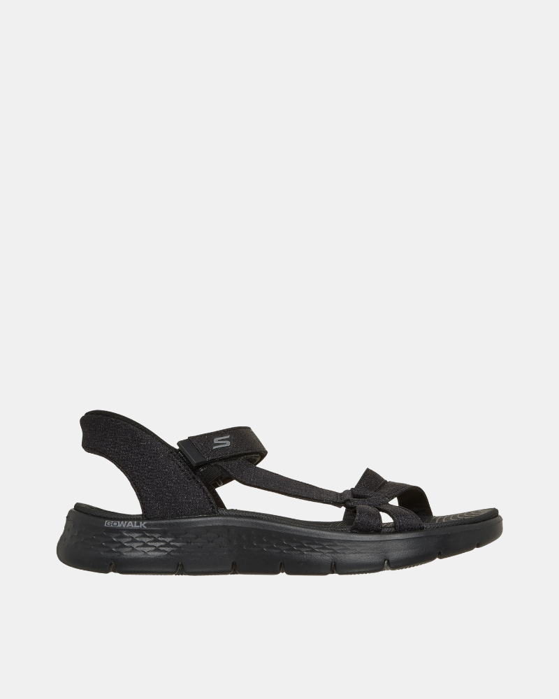  Sandalias Abiertas Mujer SKECHERS Negro 141481 SLIP INS GO WALK FLEX ILLUMINATE