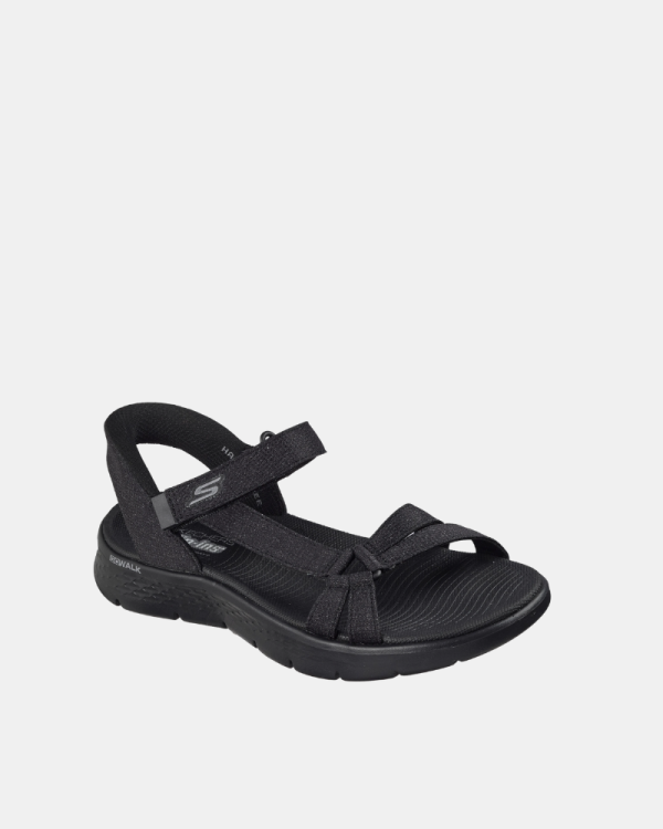  Sandalias Abiertas Mujer SKECHERS Negro 141481 SLIP INS GO WALK FLEX ILLUMINATE