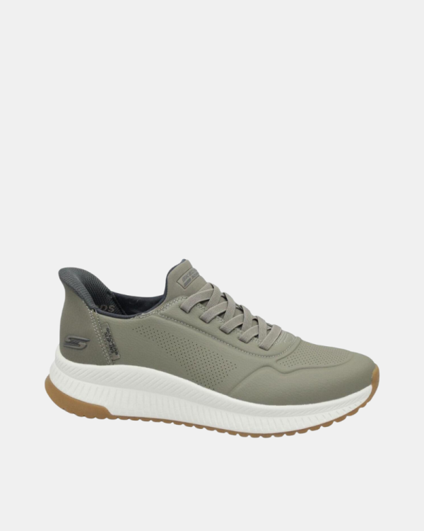  Zapatillas Bajas Hombre SKECHERS Verde 118424 BOBS SQUAD 4 DIRECT STEP